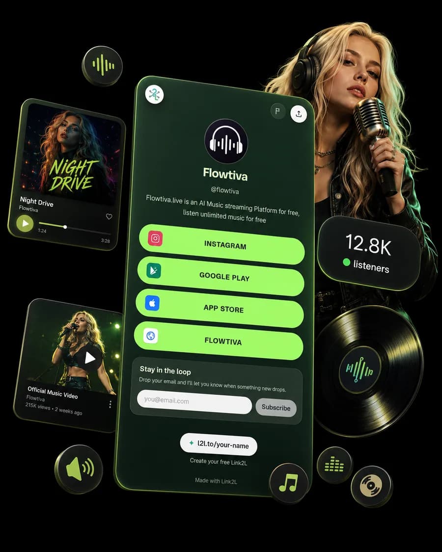 Link2L profile for artist Flowtiva